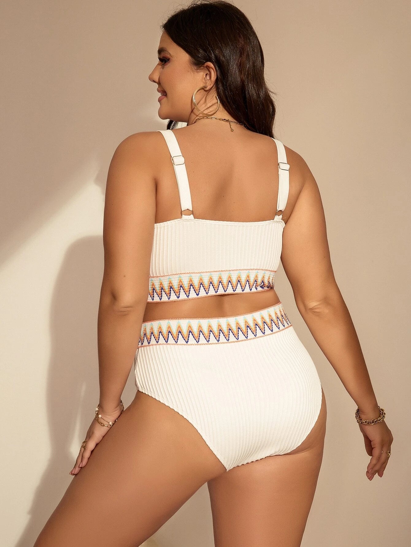 Biquíni Plus Size Chevron