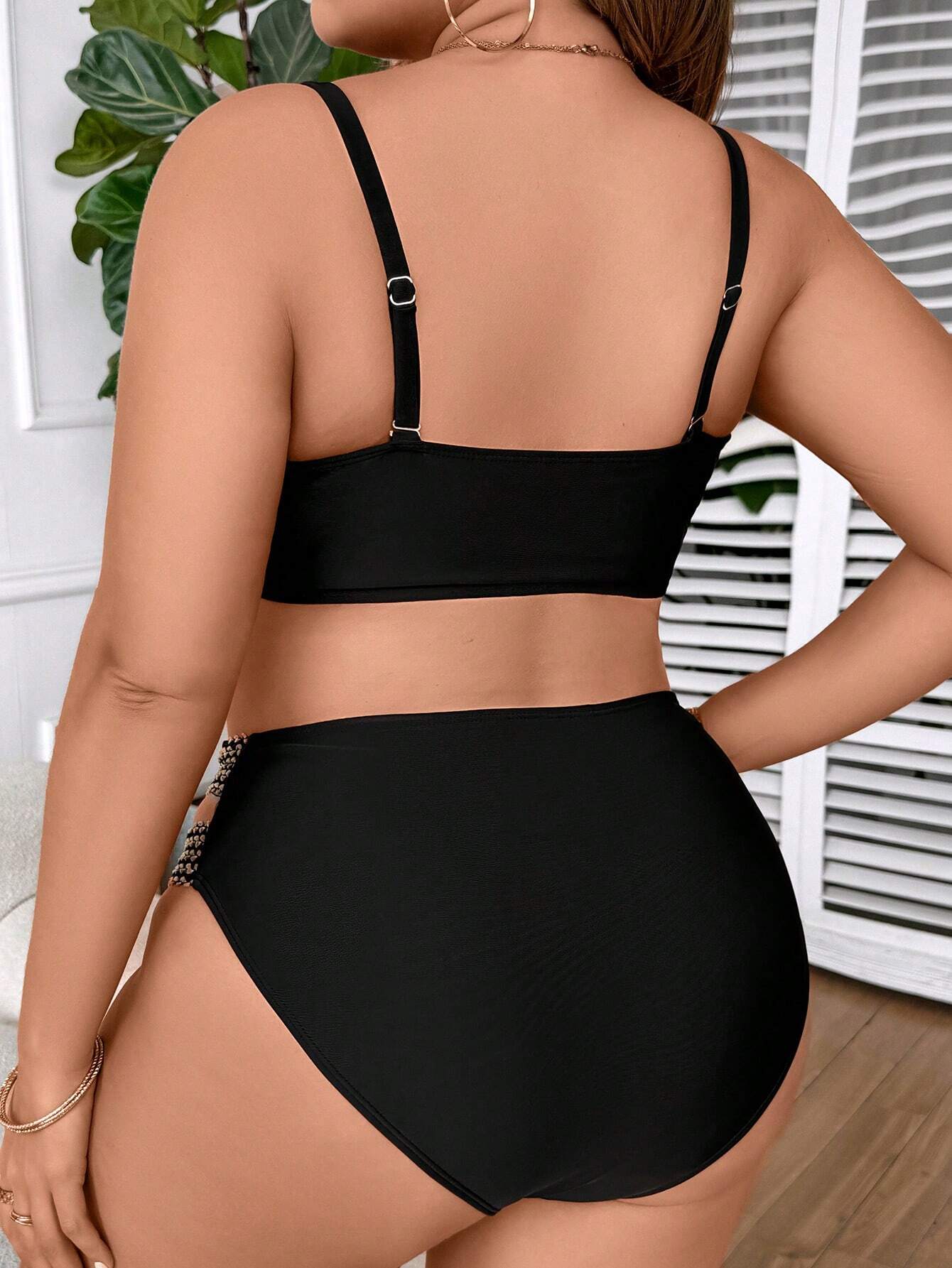 Biquíni Plus Size Dourado