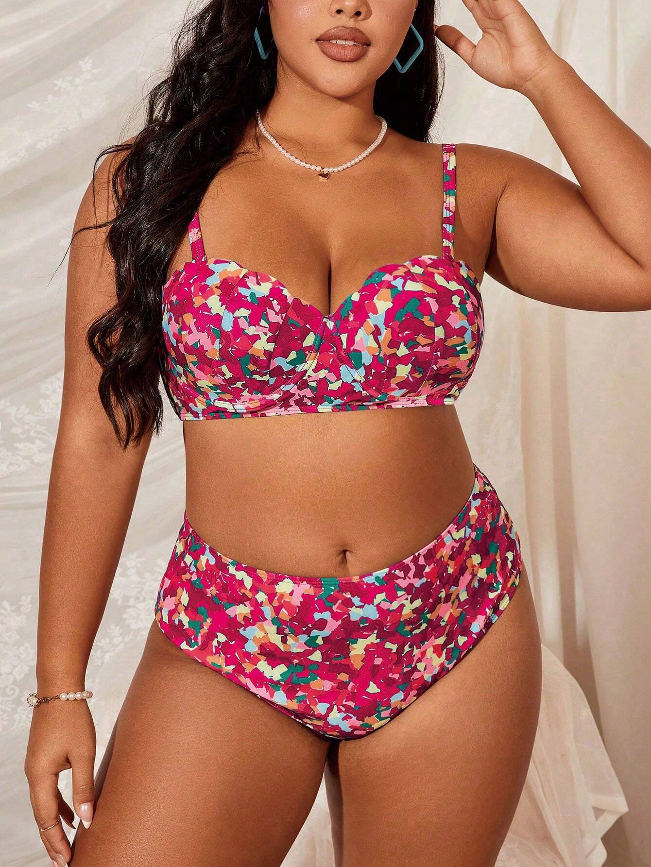 Biquíni Plus Size Floral