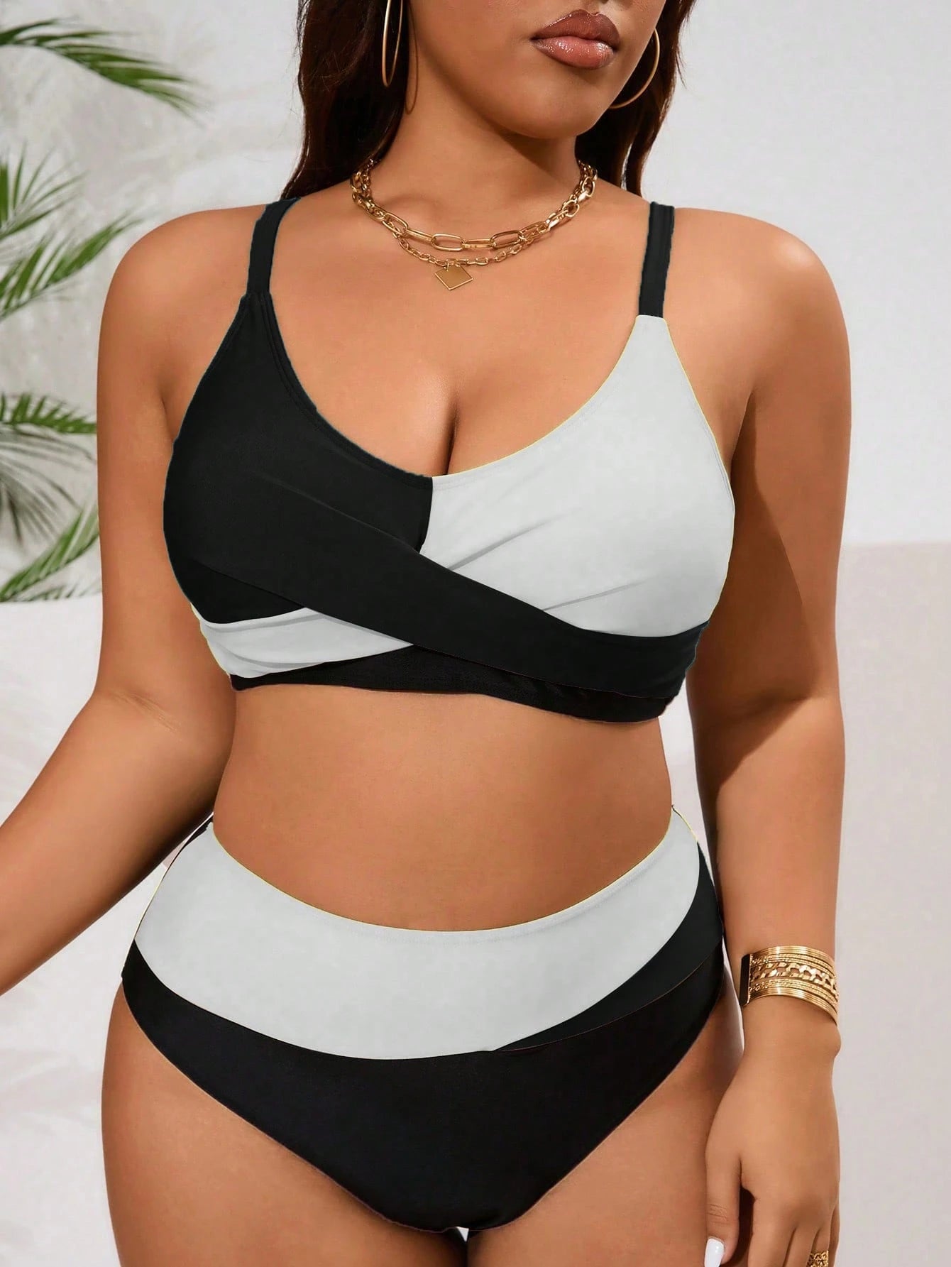 Tankini Plus Size Clear