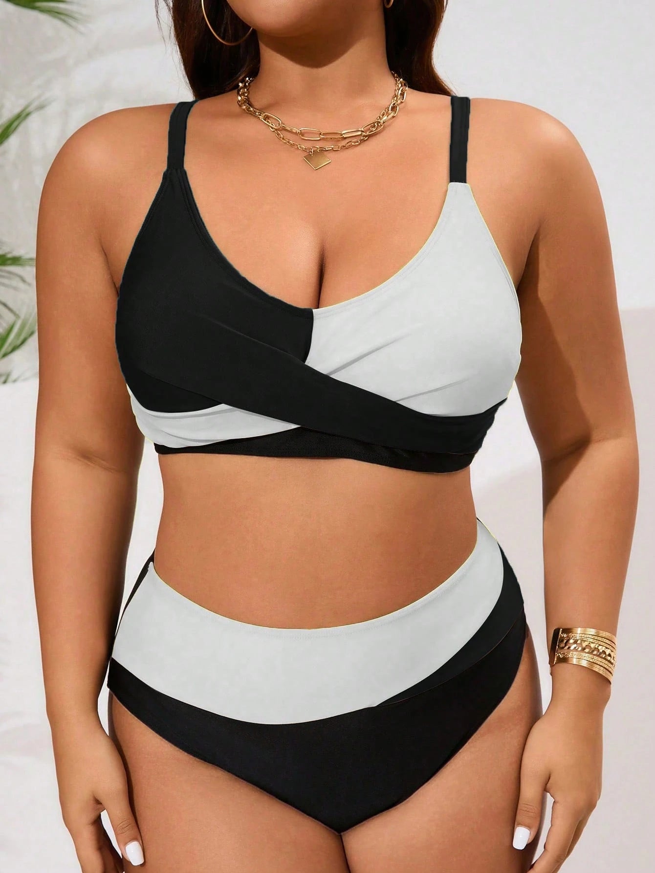 Tankini Plus Size Clear