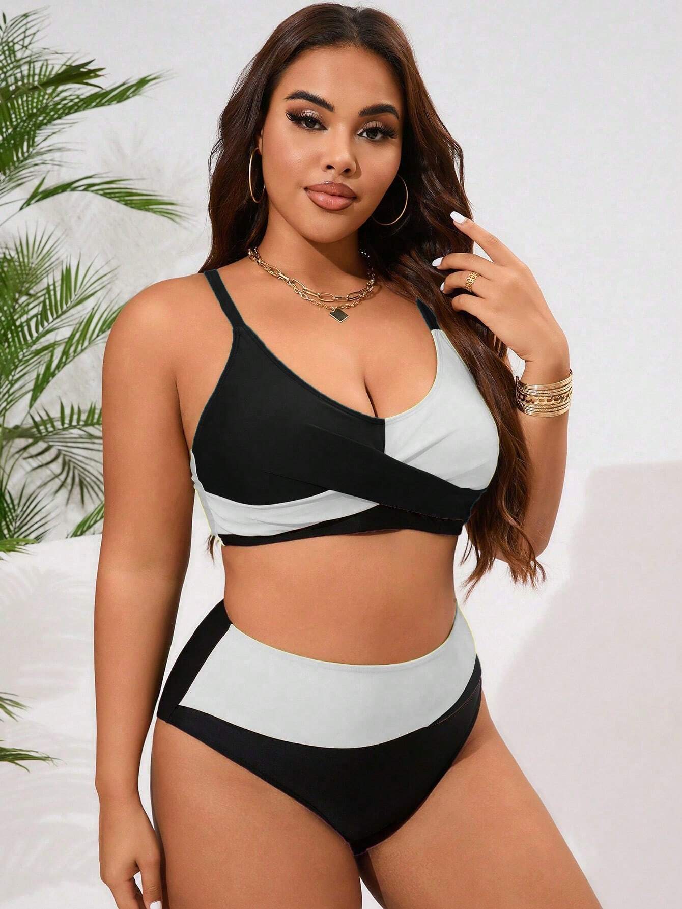 Tankini Plus Size Clear